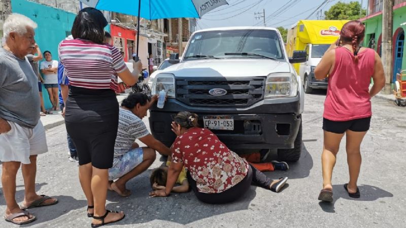 Atropellan a niño de 10 años en la colonia Santa Margarita de Ciudad del Carmen