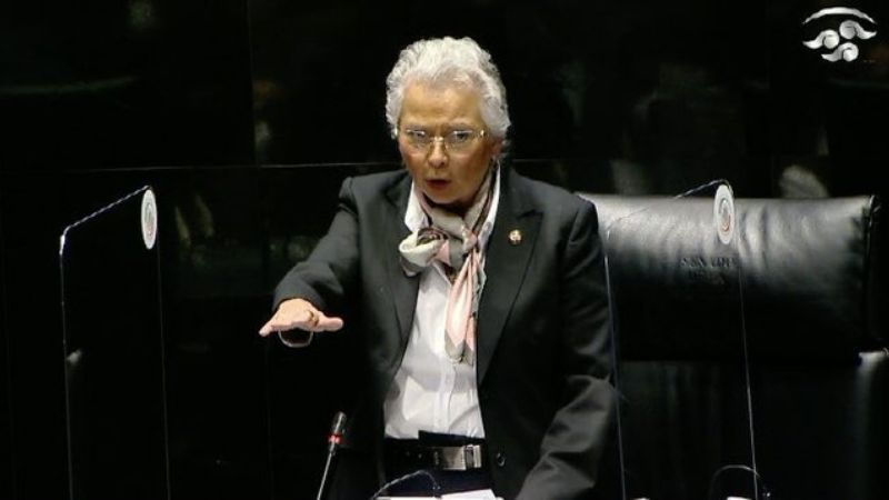 Eligen a Olga Sánchez Cordero como presidenta de la Mesa Directiva del Senado