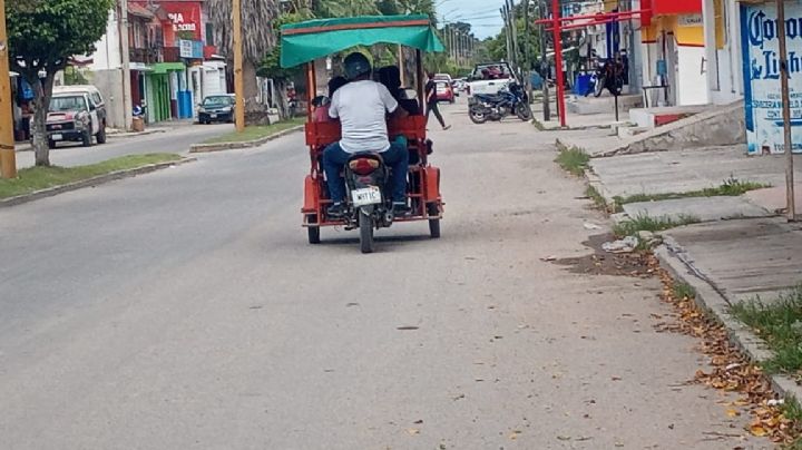 Covid-19 obliga a mototaxistas a subir sus tarifas en Escárcega Campeche