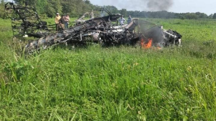 Muere piloto tras desplome de avioneta fumigadora en Tabasco