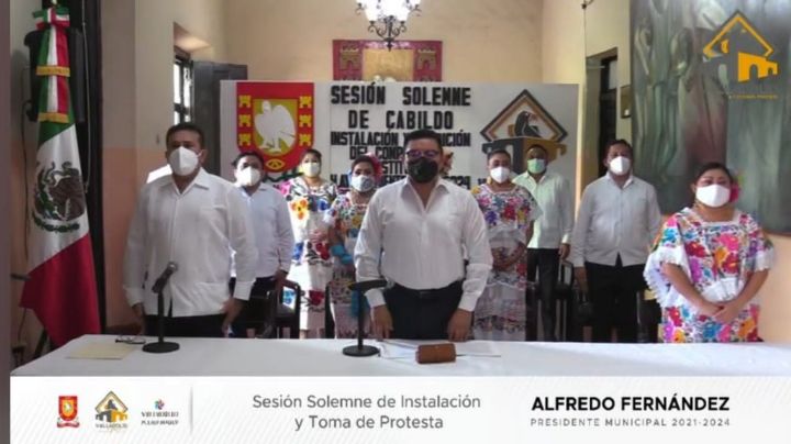 Realizan toma de protesta del nuevo alcalde de Valladolid ‘a puertas cerradas’