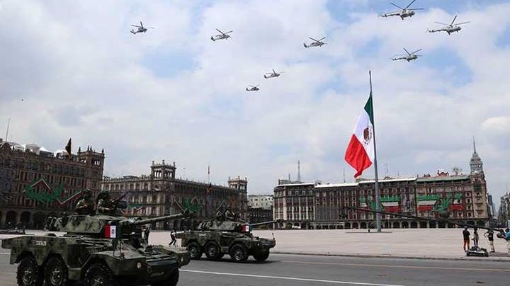 ¿A qué hora será el Desfile Militar en el Zócalo de la Ciudad de México?