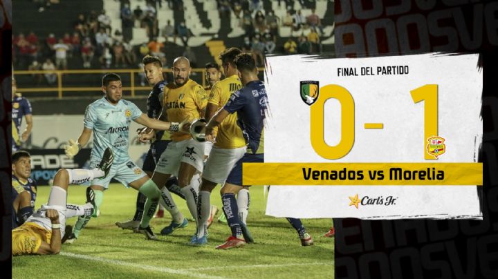 Venados FC pierde 1-0 ante el Atlético de Morelia y suma su cuarta derrota