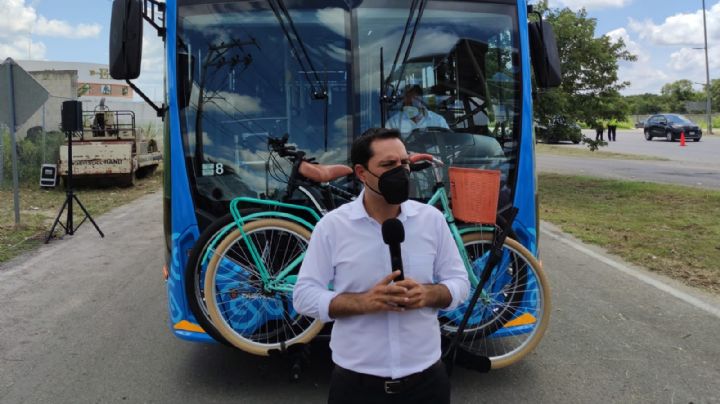 Mauricio Vila supervisa avances de la ruta de transporte ‘Va y ven’ en Mérida: VIDEO