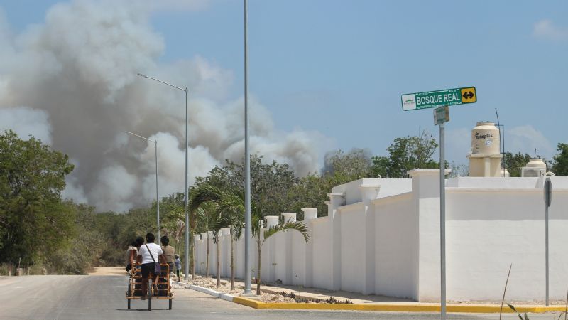 Humo del incendio del basurero de Chetumal afecta a 10 mil ciudadanos