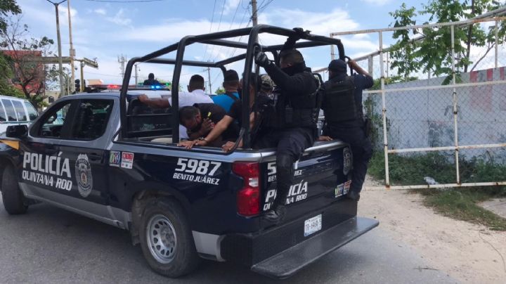 Detienen a siete personas por realizar práctica de tiro sin permisos en un predio de Cancún