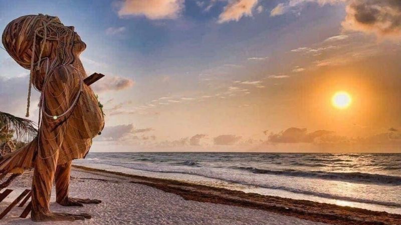 Nuevo parque temático exhibirá grandes esculturas en las playas de Tulum