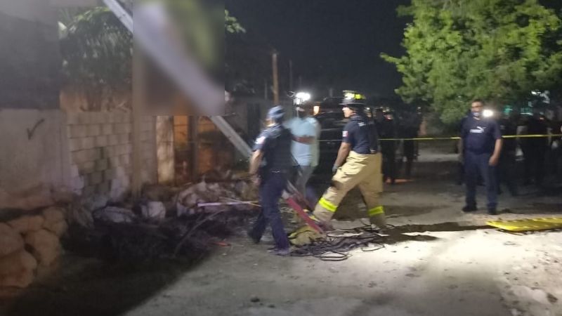 Hombre muere electrocutado al tratar de huir de la Policía en Playa del Carmen