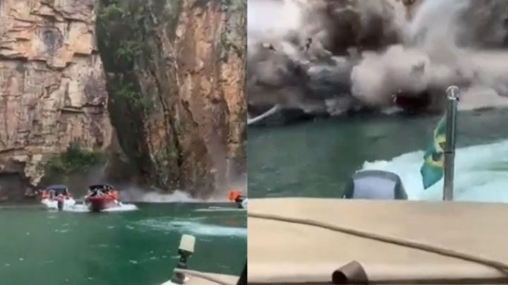 Van 10 muertos tras desprendimiento una roca sobre lanchas turísticas en Brasil