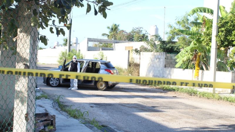 Tras persecución, detienen a tres con auto robado en Mérida