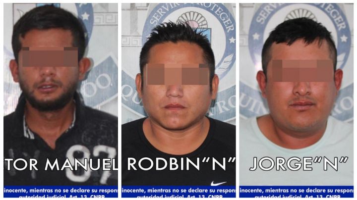 Capturan a tres narcomenudistas en una playa de Cancún