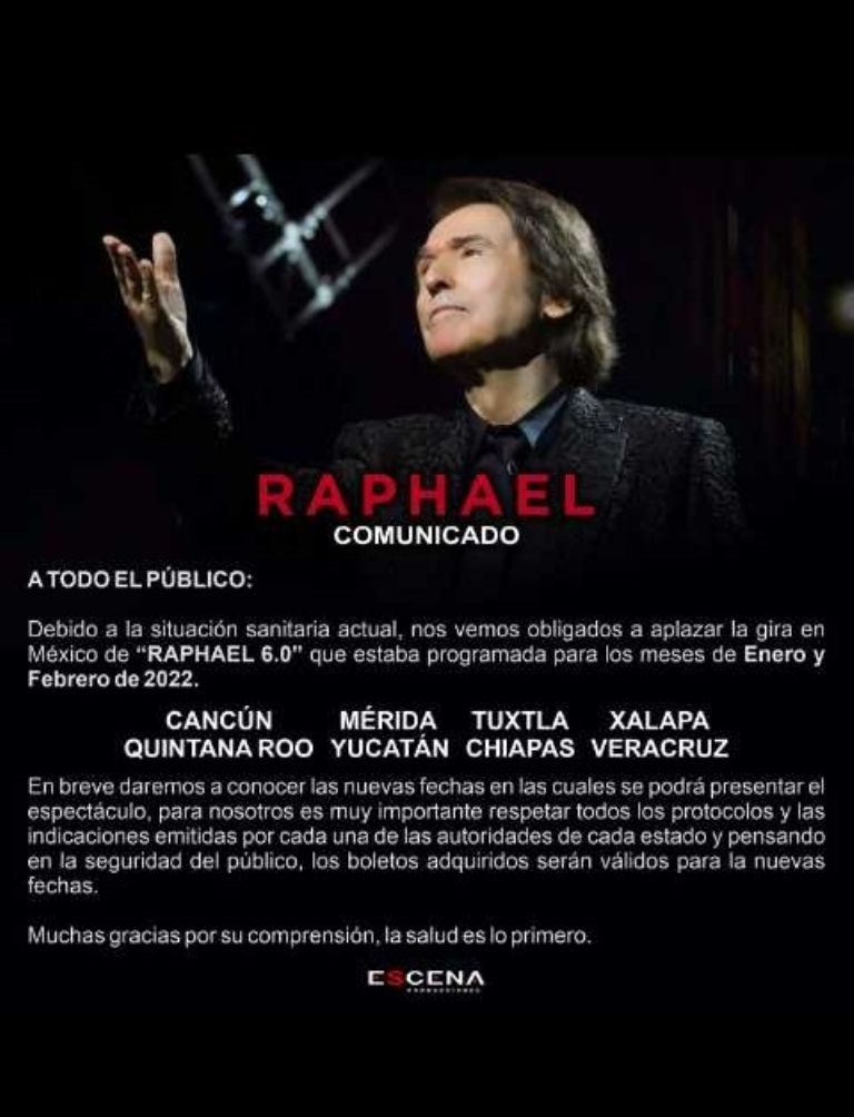 concierto de Raphael