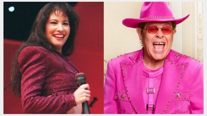 Así fue el homenaje de Elton John a Selena Quintanilla que causó furor en redes