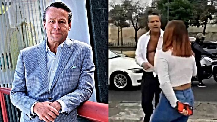 Alfredo Adame se agarra a golpes con una mujer en plena vía pública: VIDEO
