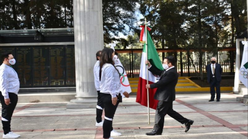 Abanderan a la Delegación Mexicana para participar en los Juegos Olímpicos de Invierno de Beijing