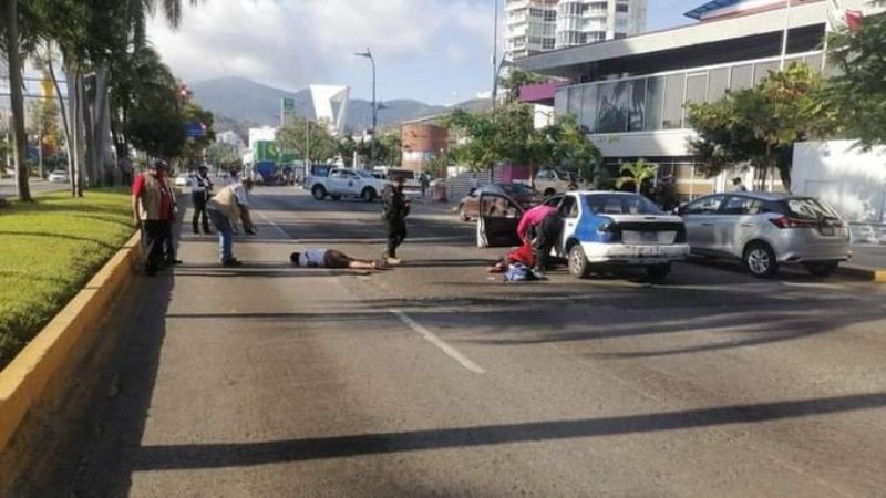 Registran balacera en Acapulco; hay dos fallecidos: VIDEO