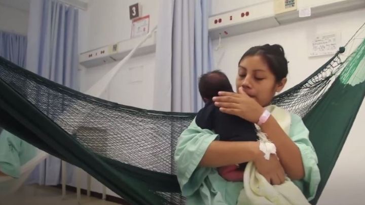 En hamacas, IMSS de Hecelchakán atiende a embarazadas