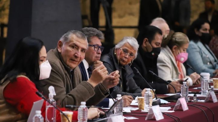 Adán Augusto López pide unidad a senadores de Morena de cara a la agenda de 2022