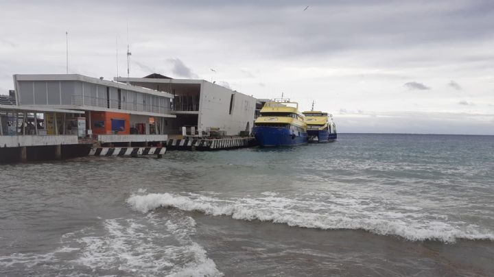 Navieras trabajan con normalidad pese a fuerte oleaje en Cozumel