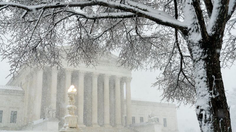 Así se vio la intensa tormenta invernal que paralizó a Washington DC: FOTOS