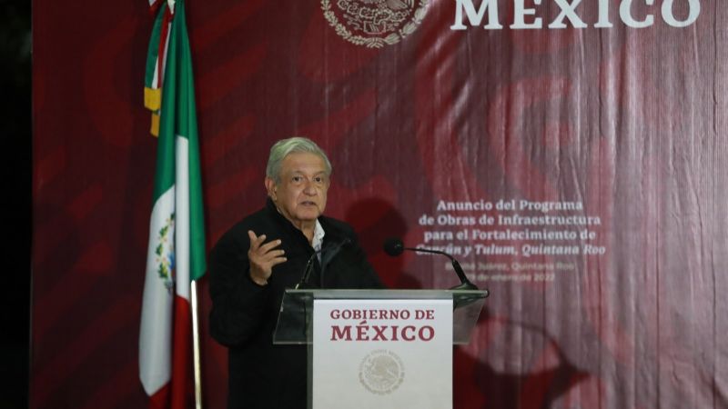 AMLO anuncia inversión de 70 mmdp para Quintana Roo