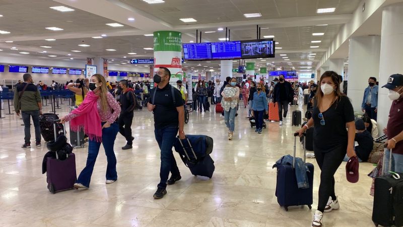 Aeropuerto de Cancún registra cuatro vuelos cancelados: VIDEO