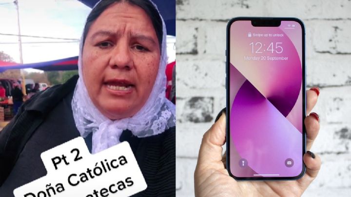 Señora católica arremete contra iPhone; "está sellado con la sangre de 666 abortos": VIDEOS