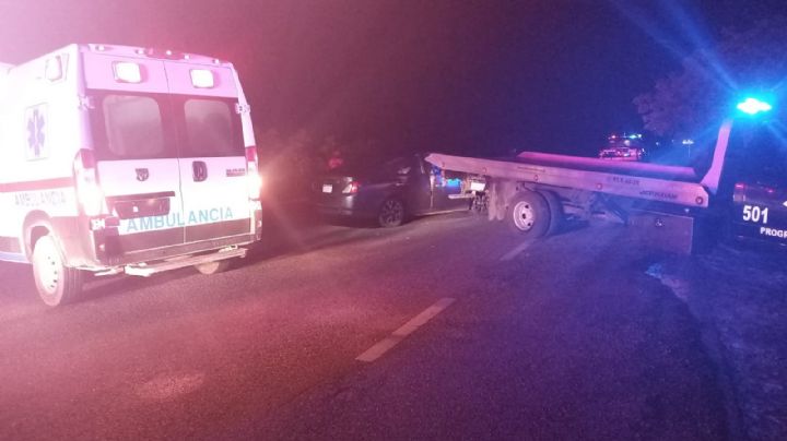 Conductor atropella a motociclista en la carretera Mérida - Progreso y se da a la fuga