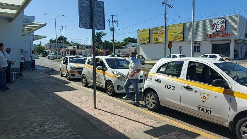 Taxistas de Chetumal buscarán aumento del 30% en la tarifa del servicio
