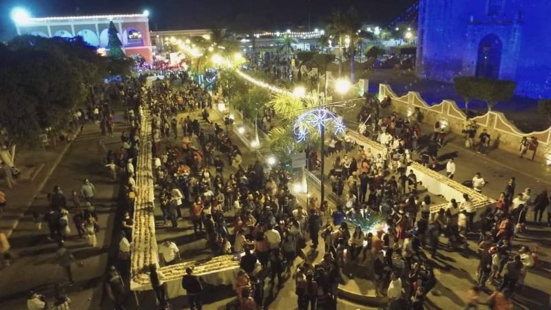 Cancelan por segundo año el corte de la rosca de Reyes gigante en Tekax, Yucatán