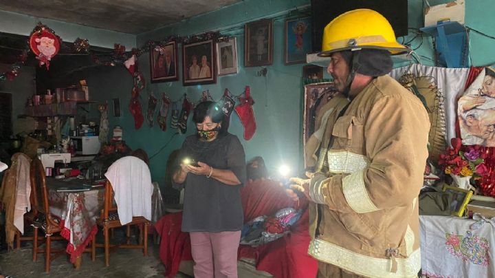 Cortocircuito provoca incendio en una casa de la colonia Cañotal en Isla Mujeres