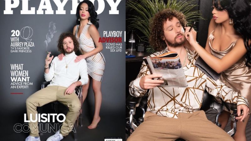 Critican a Luisito Comunica por reforzar estereotipos de género en portada de Playboy