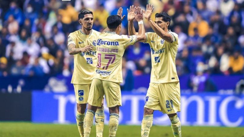 ¡Humillante! América golea al Puebla y acaricia las semifinales: VIDEO