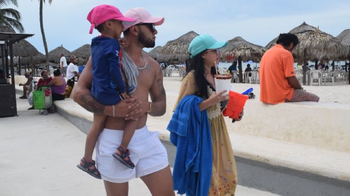 Mal clima en Yucatán por la Tormenta Tropical Karl afecta al turismo en Progreso