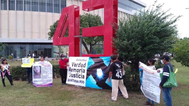 Familiares de los 43 desaparecidos en Quintana Roo exigen justicia
