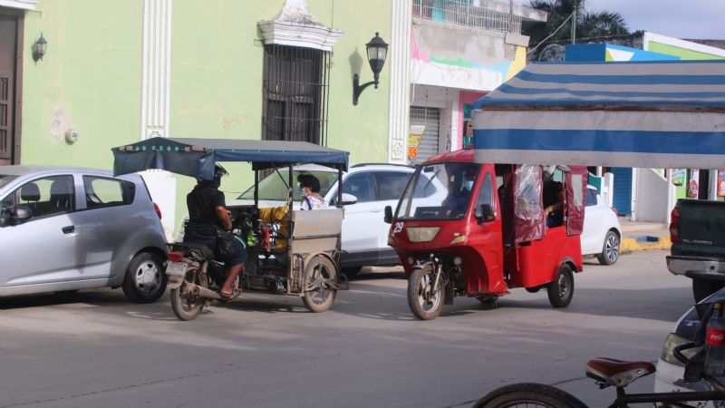 Acusan al IET de permitir la operación de más de mil mototaxis y tricitaxis patito en Campeche