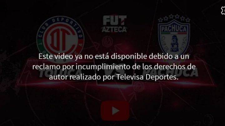 Televisa "tumbó" transmisión de TV Azteca en final de ida