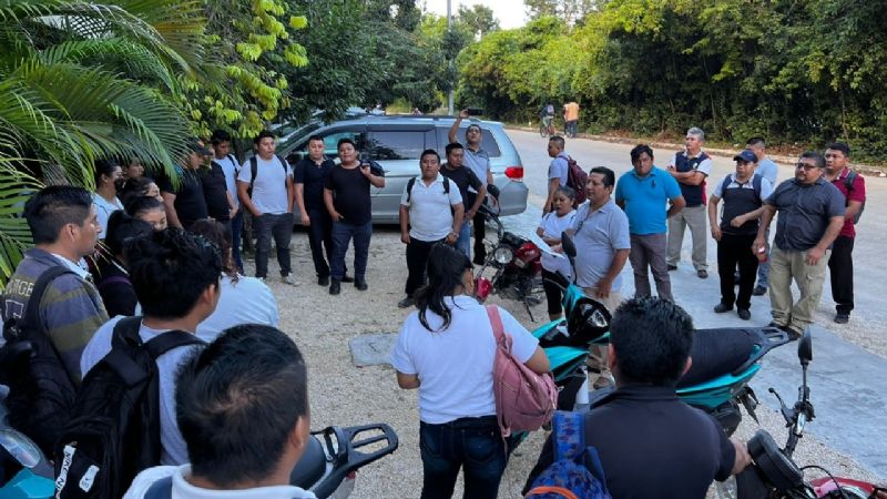 Trabajadores del hotel Copal Tulum se manifiestan: exigen pago de vales atrasados