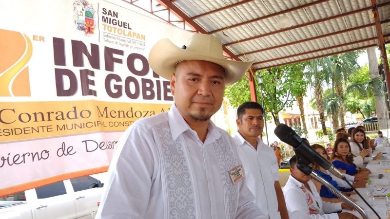 Confirman muerte de Conrado Mendoza, Alcalde de San Miguel Totolapan tras ataque armado