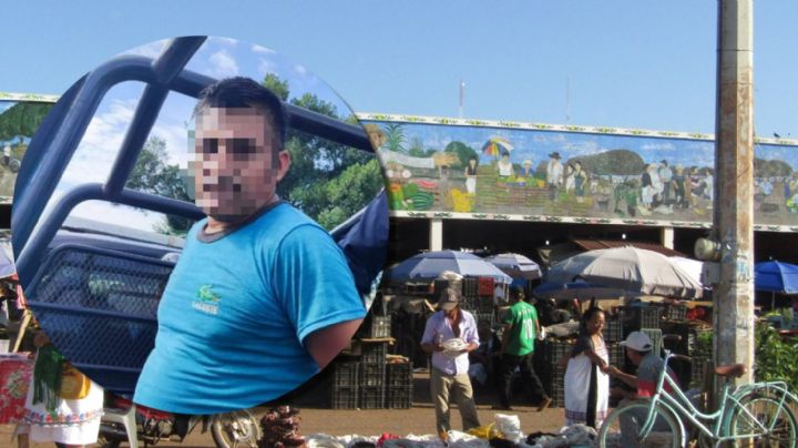 Detienen a un hombre por tomarle fotografías a mujeres en el mercado de Oxkutzcab