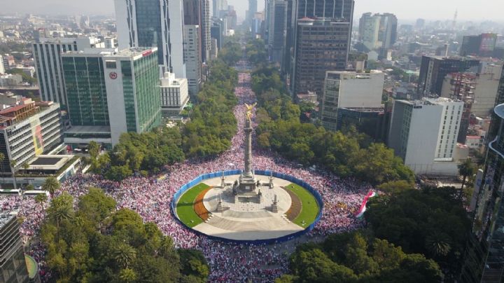 Marchas en defensa del INE toman varios estados de México