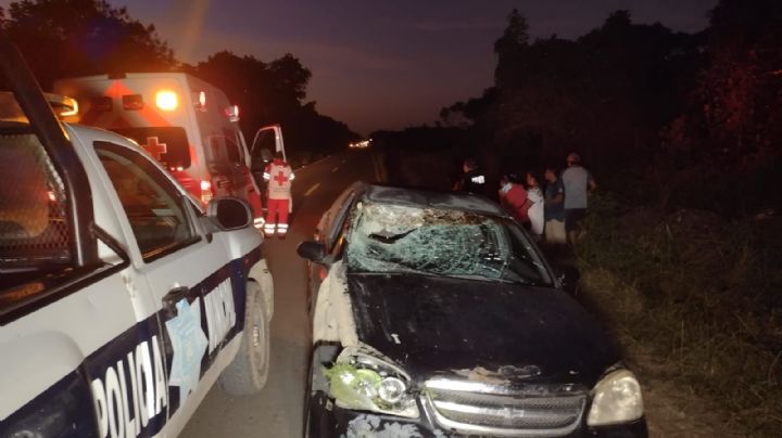 Accidente carretero deja dos campesinos muertos en Felipe Carrillo Puerto