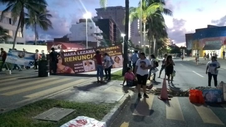 Continuará la manifestación en la zona hotelera de Cancún hasta recibir respuestas: EN VIVO