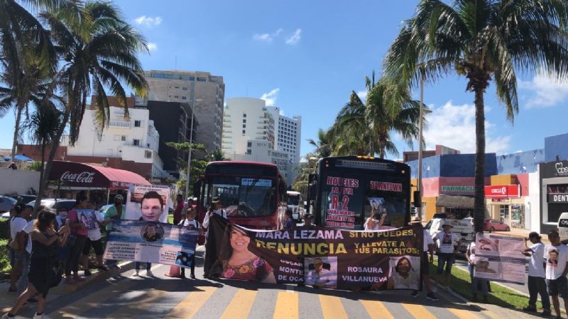 Cancún: Empresarios preocupados por las afectaciones causadas por la manifestación en la zona hotelera