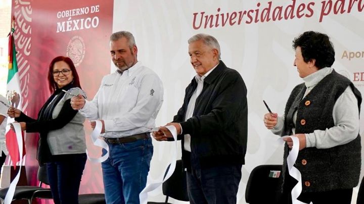AMLO concluye gira en Áporo, Michoacán; inauguró Universidades para el Bienestar