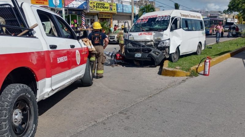 Accidente vial deja un muerto en la avenida Nichupté de Cancún: EN VIVO