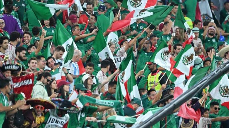 Aficionados cantan Cielito Lindo desde el Estadio 974 en Qatar 2022