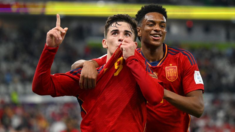 ¡Humillante! España golea a Costa Rica en su debut en Qatar 2022