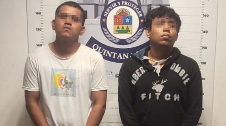 Detienen a dos hombres por el delito de robo en la Región 253 de Cancún