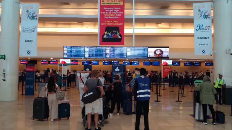 Aeropuerto de Cancún registra cancelaciones y retrasos en vuelos: EN VIVO